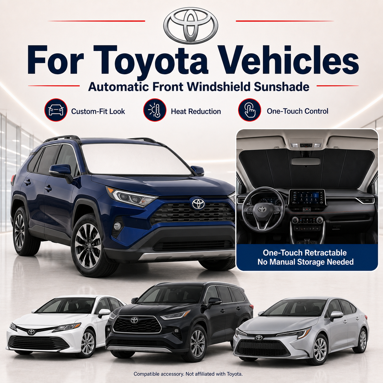 Toyota-Motorized Windshield Sunshade – TAVDAT
