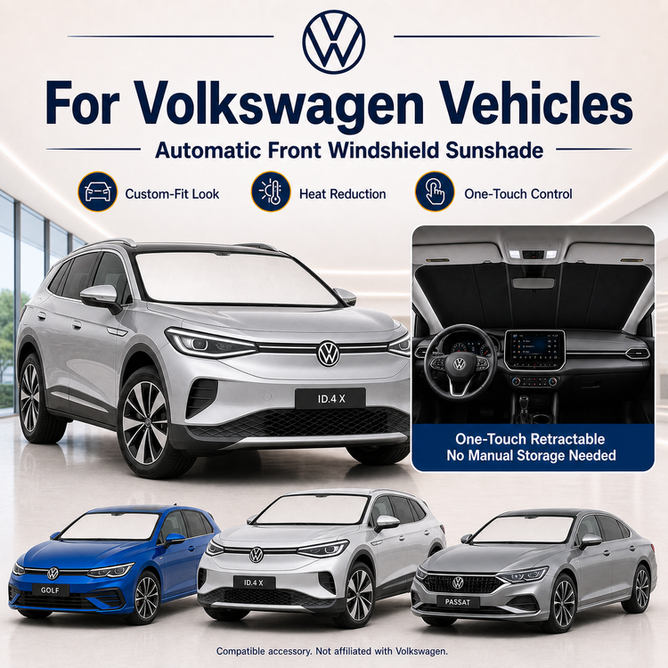 Volkswagen-Motorized Windshield Sunshade
