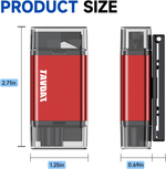 Tavdat™ 2-in-1 Car Safety Tool – Window Breaker & Seatbelt Cutter, Red 2‑Pack