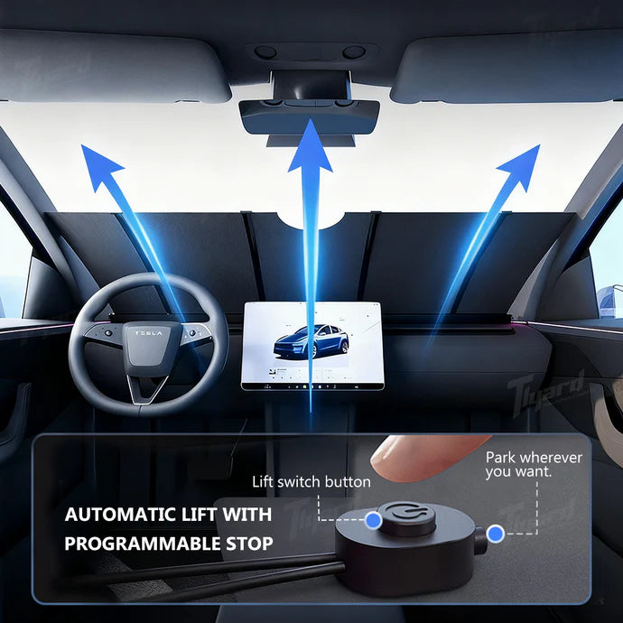 TAVDAT™ Custom Model Motorized Windshield Sunshade