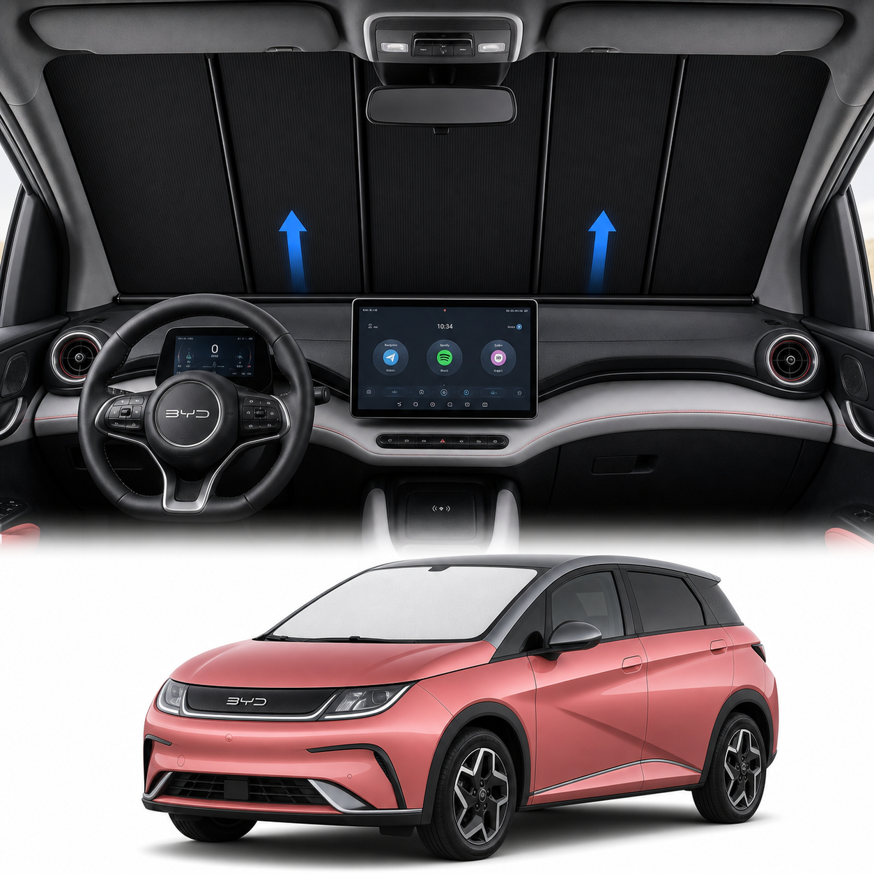 BYD Dolphin Upgraded Electric Sunshade TAVDAT™