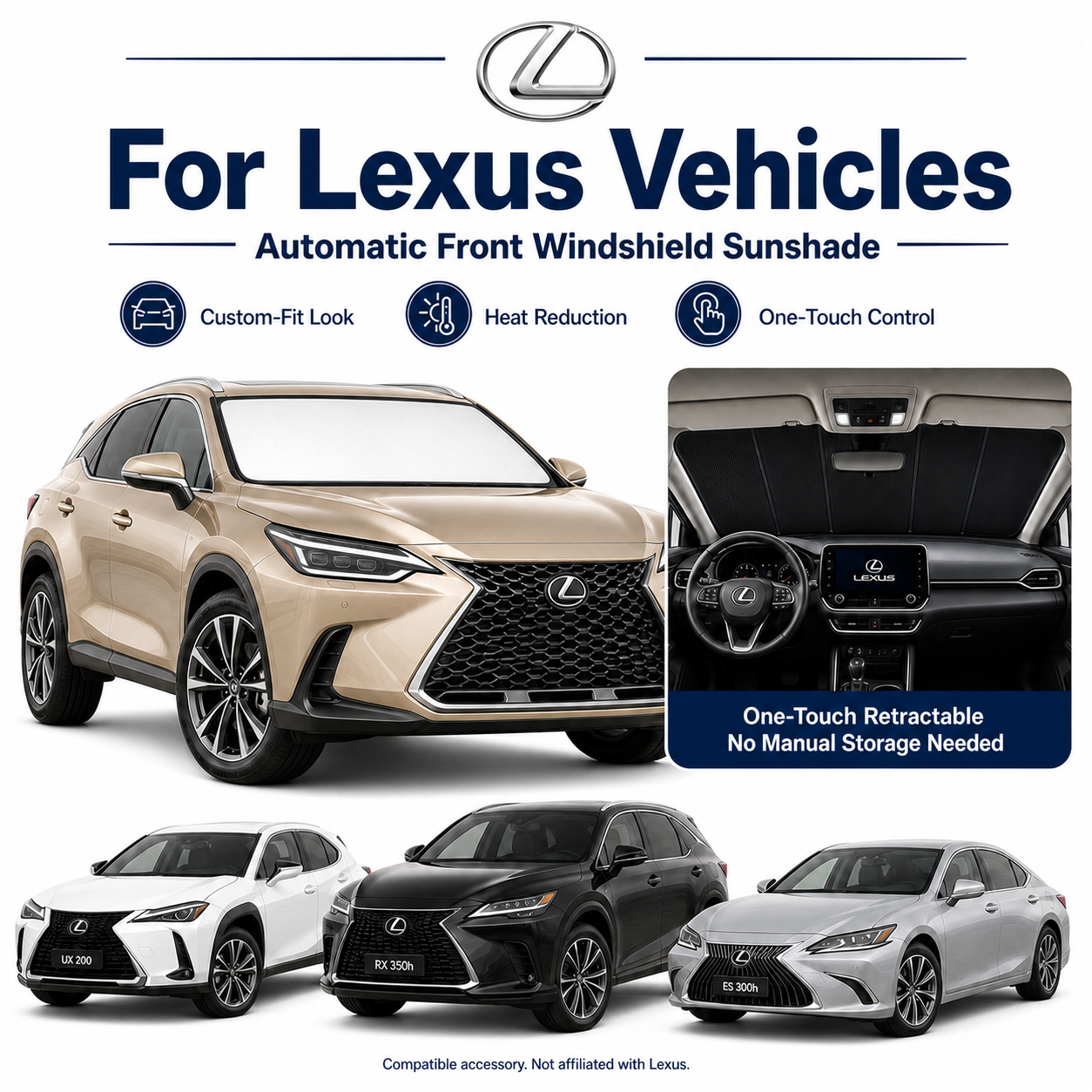 Lexus Model Upgraded Electric Sunshade TAVDAT™