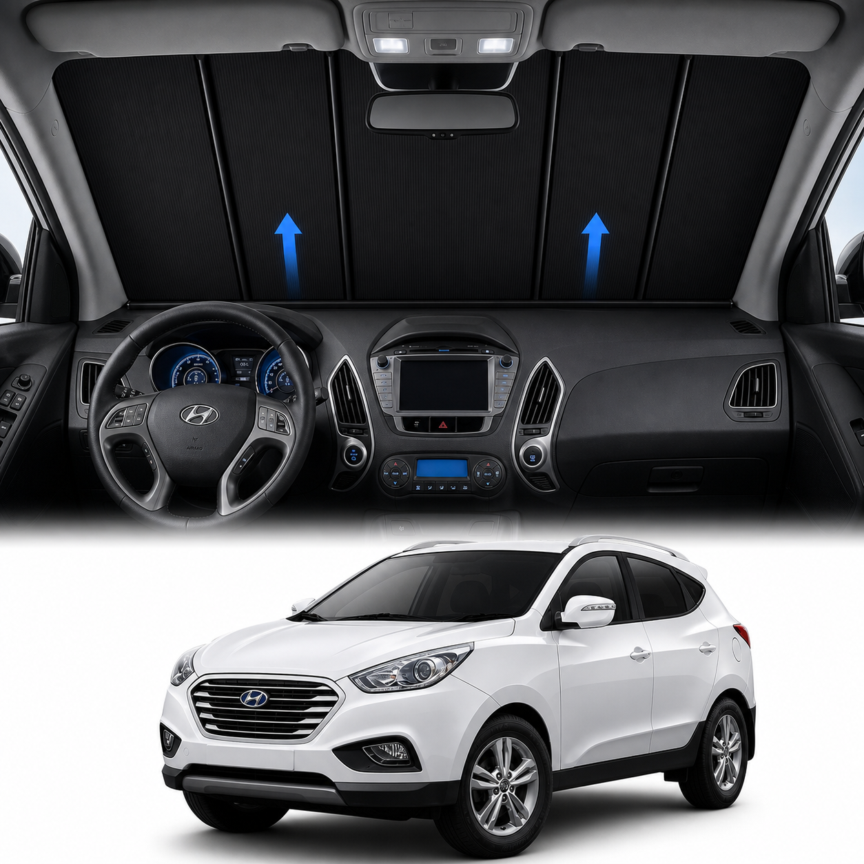Hyundai ix35 Upgraded Electric Sunshade TAVDAT™
