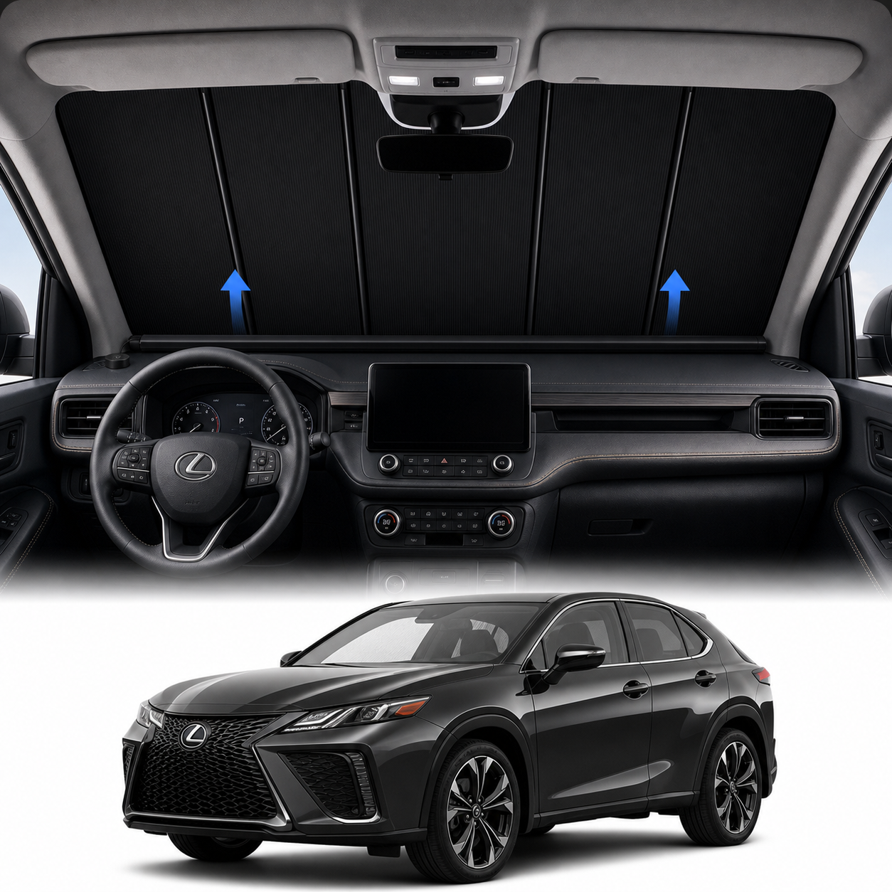 Lexus UX 200 Motorized Windshield Sunshade TAVDAT™