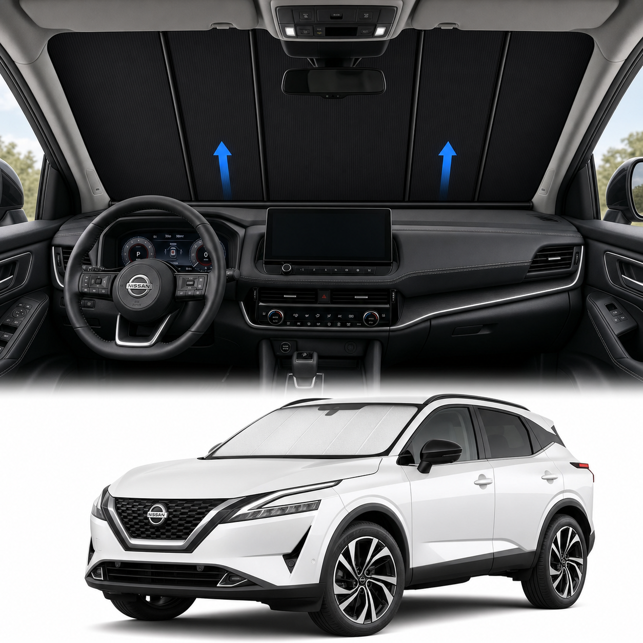 Nissan Qashqai Sport Upgraded Electric Sunshade TAVDAT™