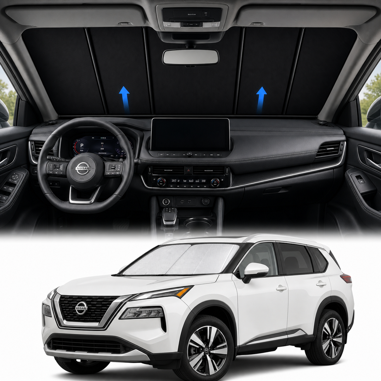 Nissan Rogue Upgraded Electric Sunshade TAVDAT™