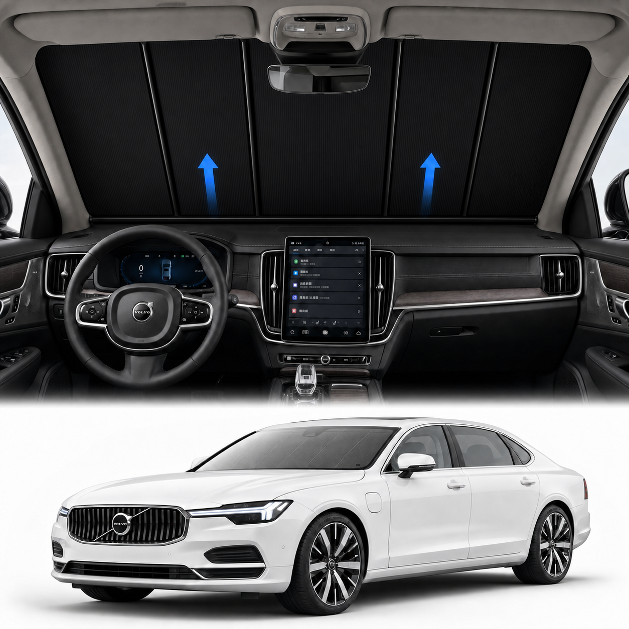 Volvo S90 Upgraded Electric Sunshade TAVDAT™