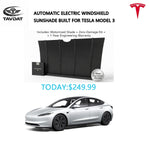 Model 3 Motorized Windshield Sunshade TAVDAT™