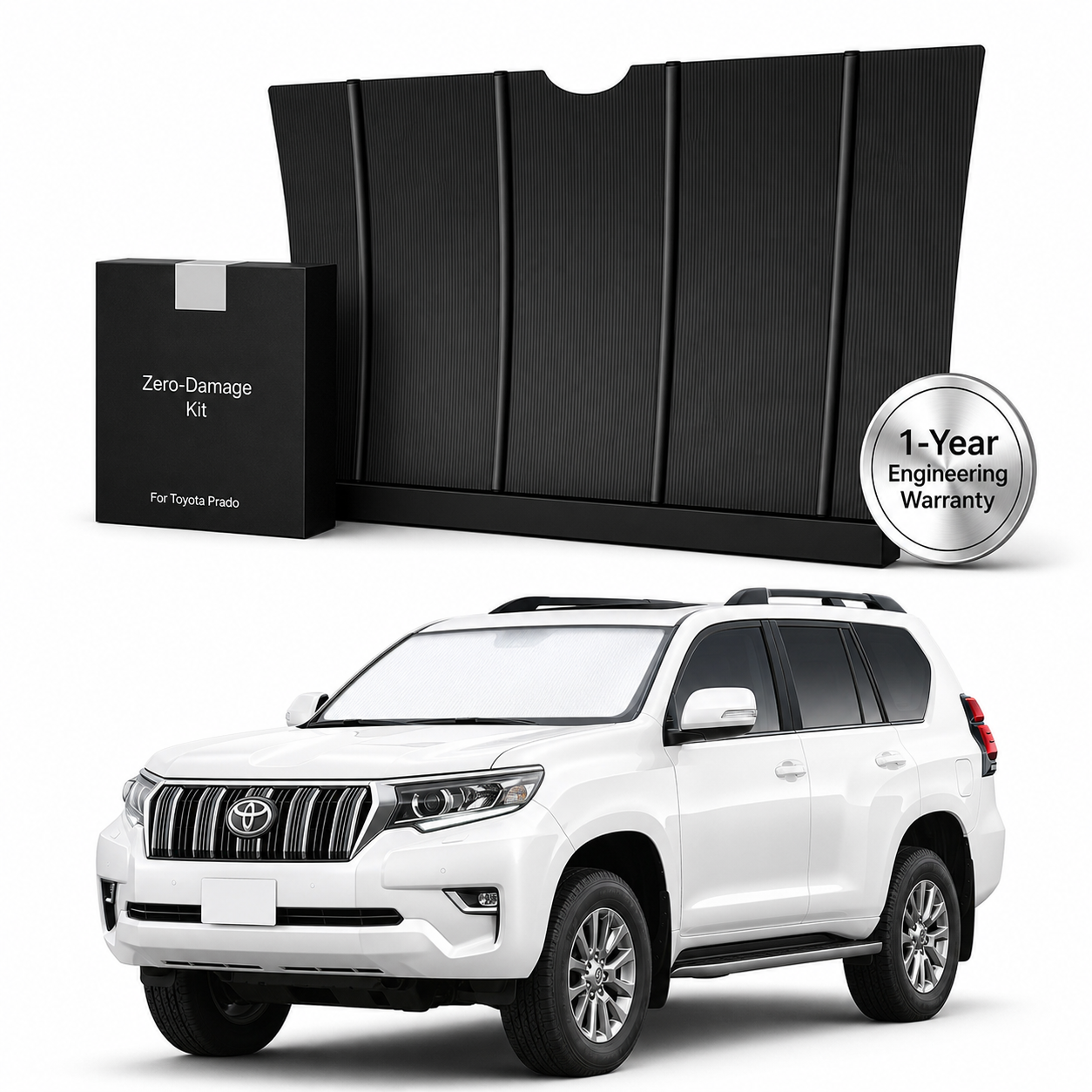 Toyota Prado Motorized Windshield Sunshade TAVDAT™